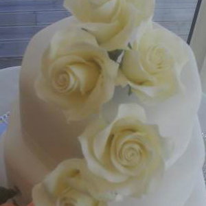 Beautiful handcrafted sugar lemon roses.