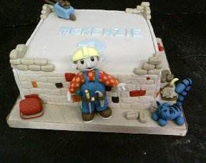 The ever popular Bob the builder Birthday cake