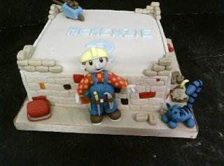 The ever popular Bob the builder Birthday cake
