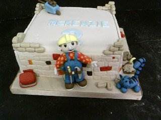 The ever popular Bob the builder Birthday cake