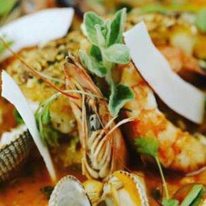 seafood curry with coconut 