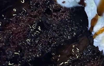 Triple chocolate fudge cake