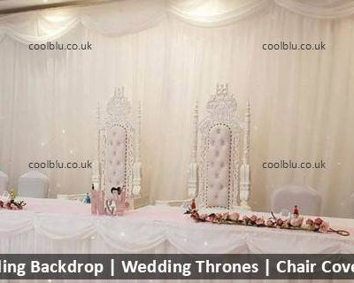 Luxury Starlit Wedding Curtain & Table Skirt sets