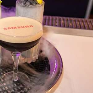 Logo printed cocktails for Samsung