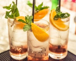 Highball cocktails at Nobu Hotel London
