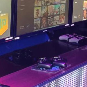 Gaming Van inside