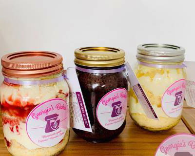 Large Cake Jars