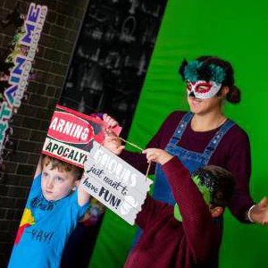 The magic of Green screen at the photobooth