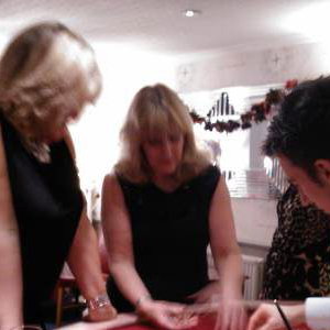 Counting up the winnings!