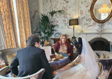 Indoor wedding