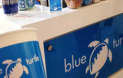 Blue turtel