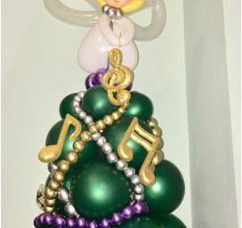 Christmas Balloon angel fit for someone with the love of music