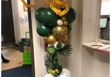 Jungle theme display 