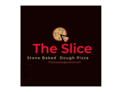 The Slice Stone Baked Pizza logo