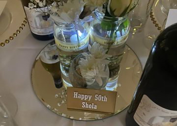 Personalised Centrepieces
