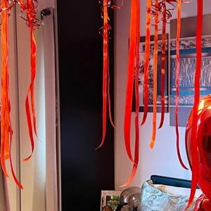 Red heart Helium Balloon Decorations