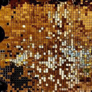 Gold shimmer wall