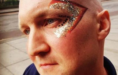 Mens face painting