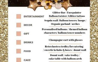 Party checklist