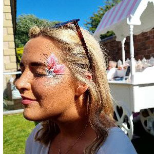 Adult face art
