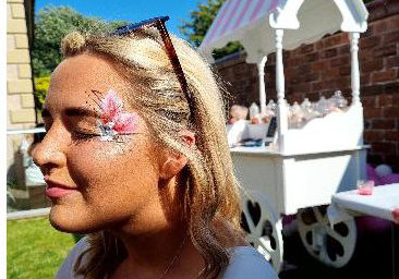 Adult face art