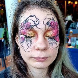 Adult face art 