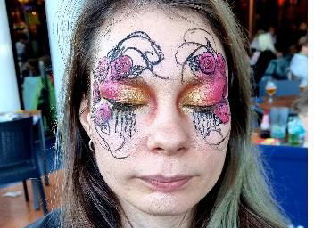 Adult face art 
