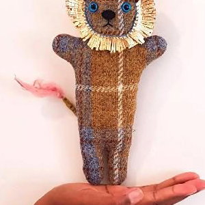 Harris Tweed lion Teddy 