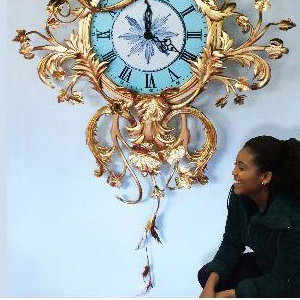Goldleaf clock for Fortnum & Masion 