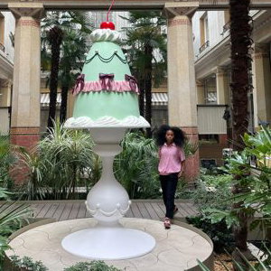 Huge cake made for The Marriot hotel in Paris