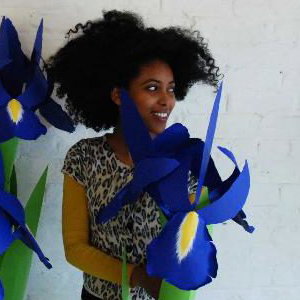 Giant paper Iris 