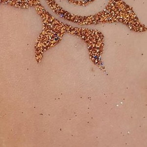 Sun Glitter tattoo