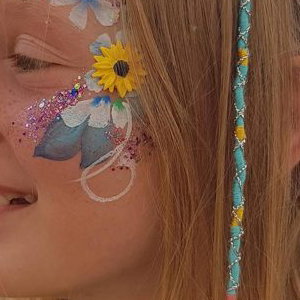 Flower and hair wrap