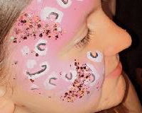 Glitter artists and face painting