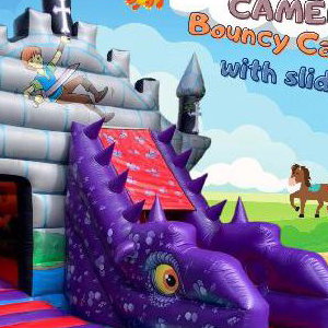 Dragon Camelot Bouncy Castle with Slide