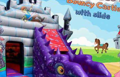 Dragon Camelot Bouncy Castle with Slide