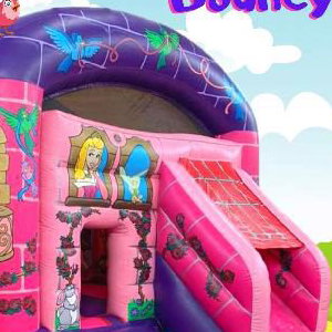 Princess Bouncy Castle with Slide 20ft x 14ft