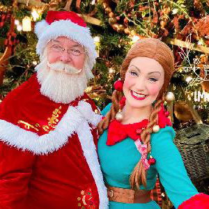 Santa Claus and Cinnamon the Elf