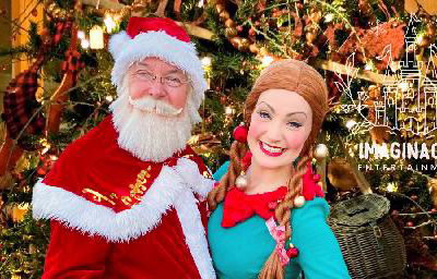 Santa Claus and Cinnamon the Elf