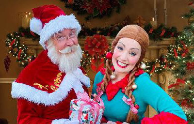 Santa Claus and Cinnamon the Elf