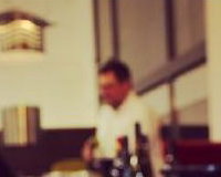 wine tasting at a kitchen showroom