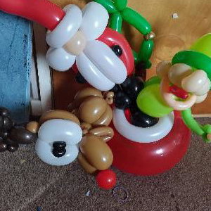 Xmas donut centre piece