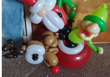 Xmas donut centre piece