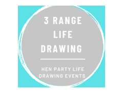 3 Range Hen and Stag Party Life Drawing logo