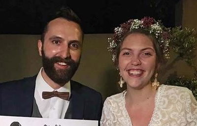 Bride Groom Caricature artist UK LR