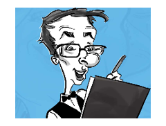 Alan Simpson Ink - Event Caricaturist logo