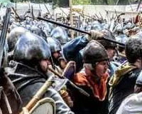 Shieldwall clash