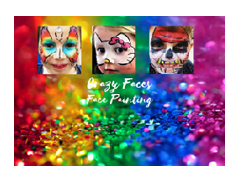 CrazyFacesFacePainting logo