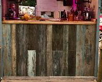 Vintage Horse Box Bar inside 
