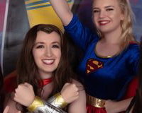 female superhero entertainer kent supergirl spidergirl sevenoaks